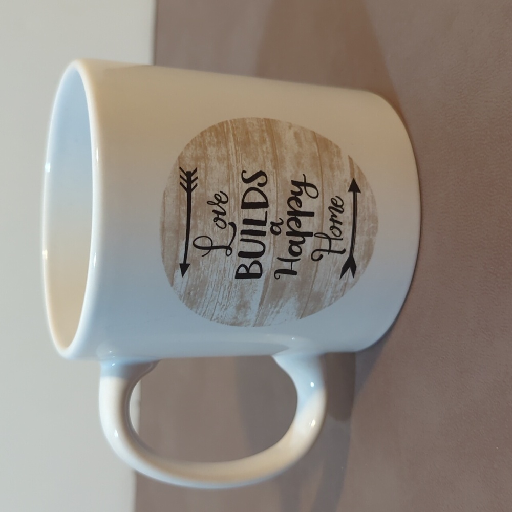 Royal Norfolk Mug Coffee Tea Love Builds a Happy Home